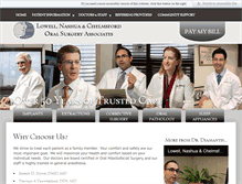 Tablet Screenshot of lowelloralsurgery.com